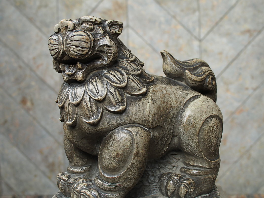 Комаину-собаколев Храм Цукидзи Хонган-дзи - wea *