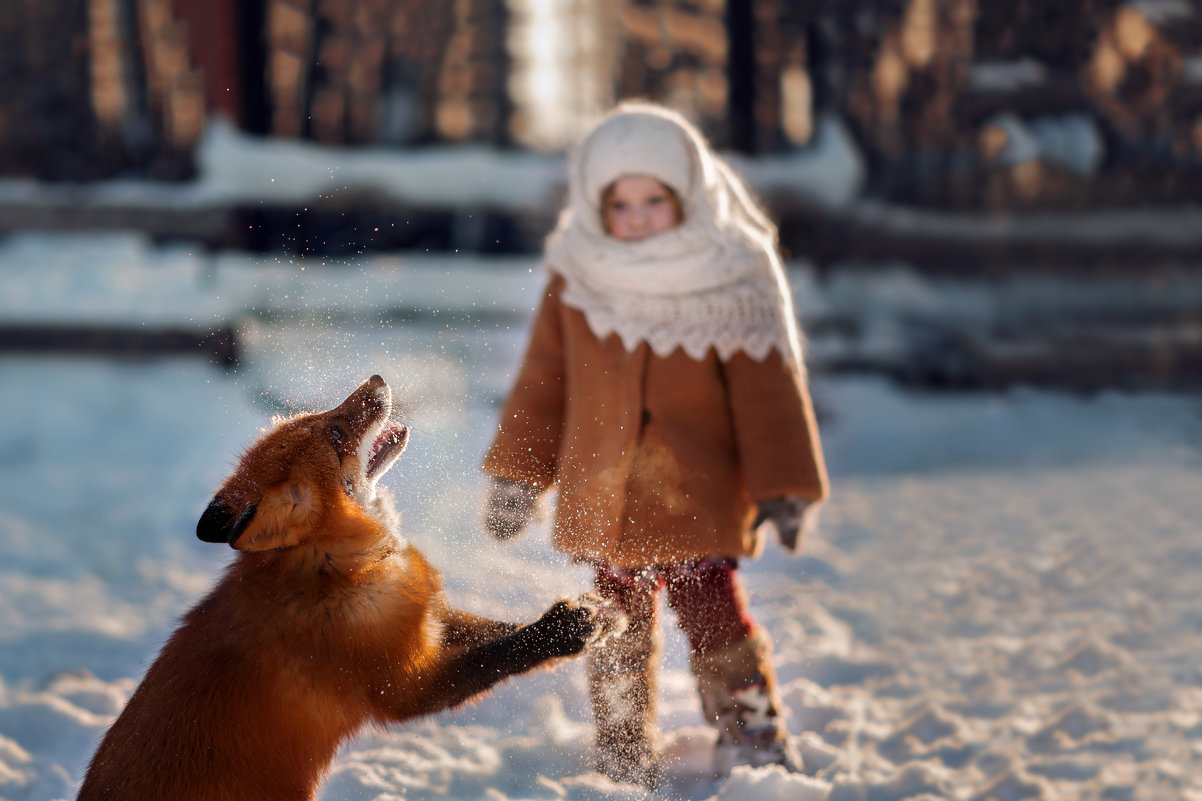 Детство с животными - Uliana Menshikova