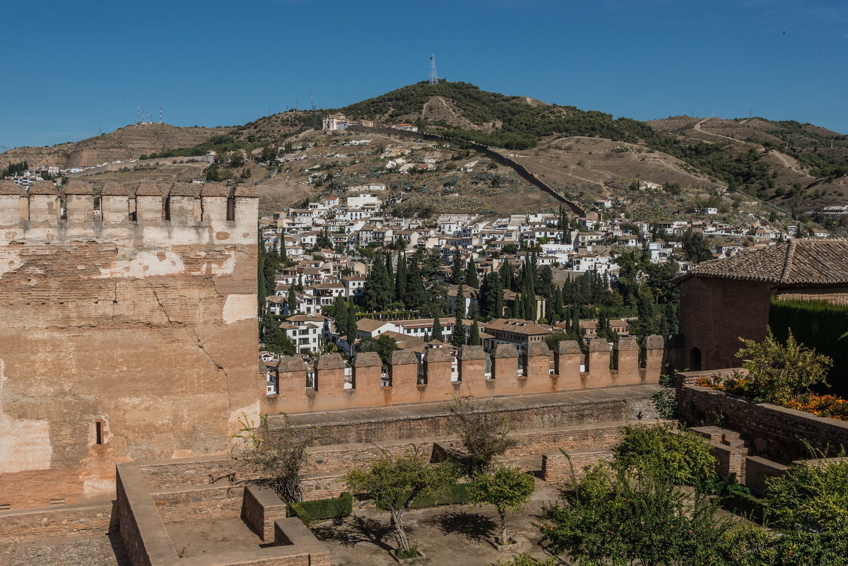 Вид на Алькайсин со стен Альгамбры - Владимир Брагилевский