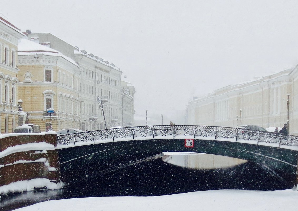 в снежный день у Певческого моста - Елена 