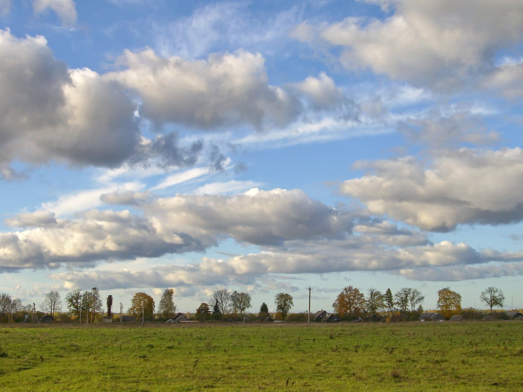 Облака над деревней - lady v.ekaterina