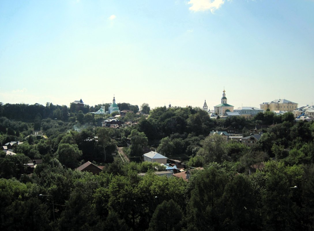 Вид на старую часть города Владимира со смотровой площадки. - Ирина ***
