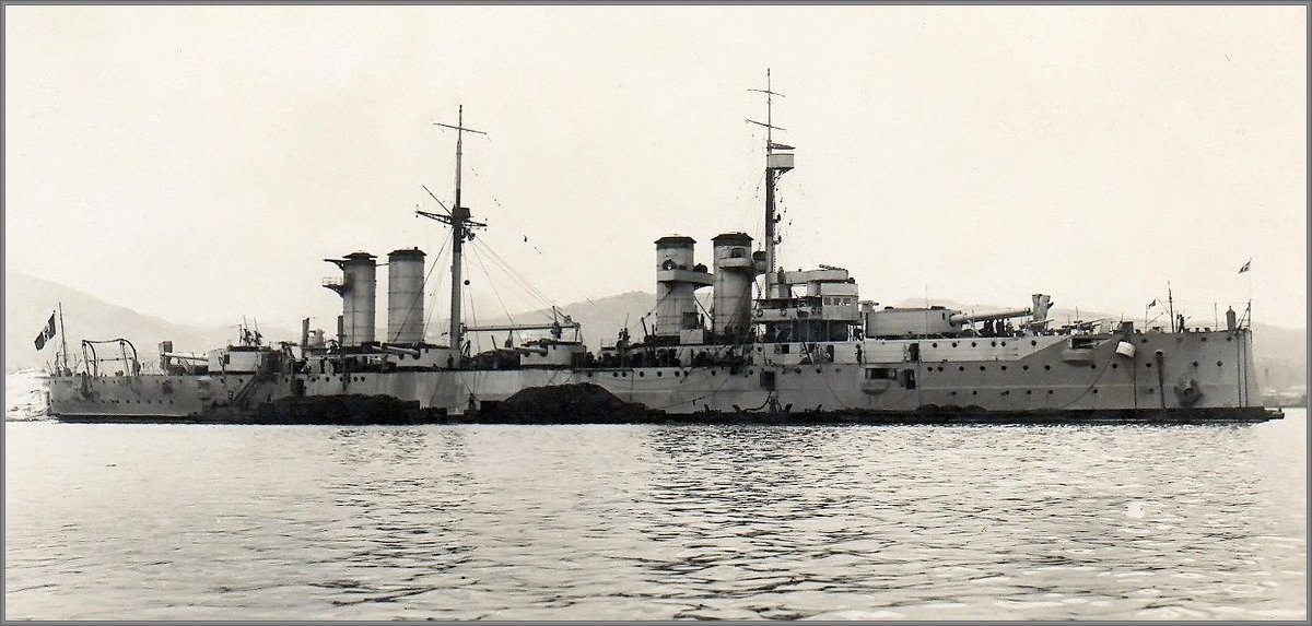 броненосный крейсер " San Marco ", погрузка угля. - Александр 