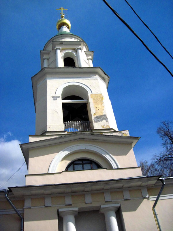 Колокольня Воскресенской церкви на Ваганьковском кладбище - alek48s 
