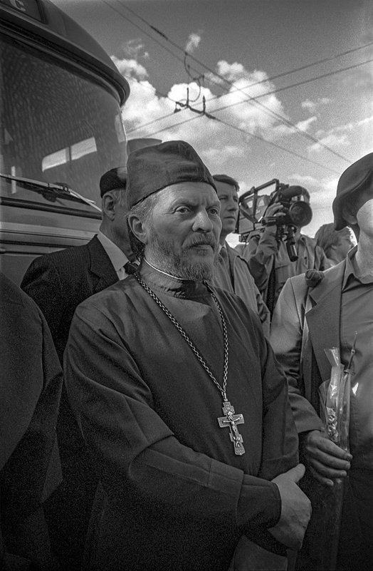 Священник Глеб Якунин на митинге 21 мая 1989 г. в Лужниках. - Игорь Олегович Кравченко