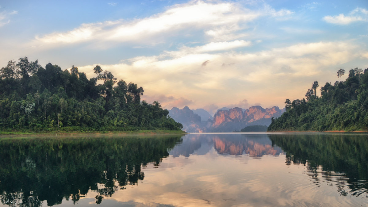 Тайланд озеро Чео Лан на рассвете - Наталия Горюнова
