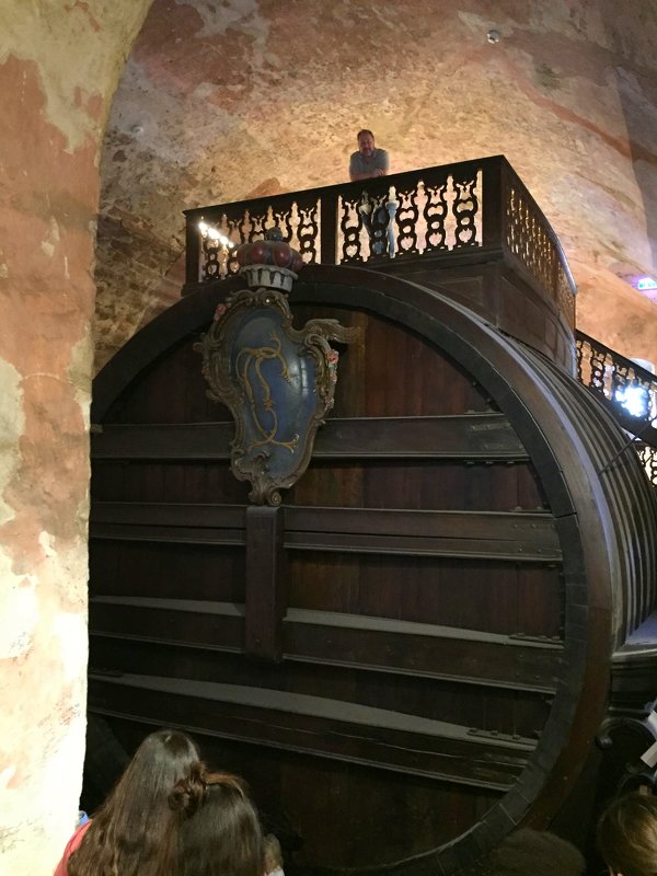 Гейдельбе́ргская бо́чка — самая большая бочка для вина, хранящаяся в подвалах Гейдельбергского замка - Anna Gornostayeva