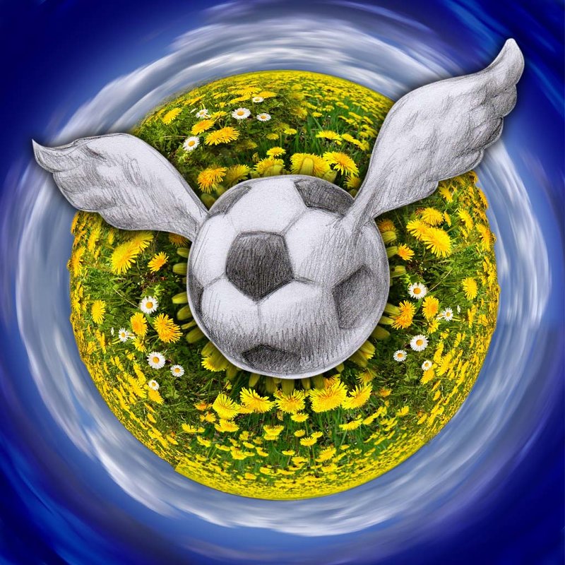 Символ чемпионата мира по футболу - крылатый мяч. Крутоболл. - Алекс Аро Аро
