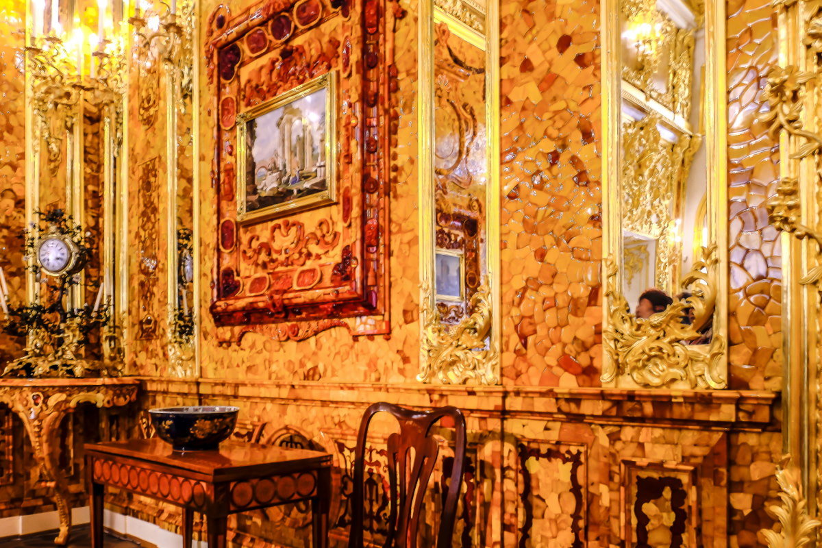 Известная янтарная комната в Екатерининском Дворце - Георгий А