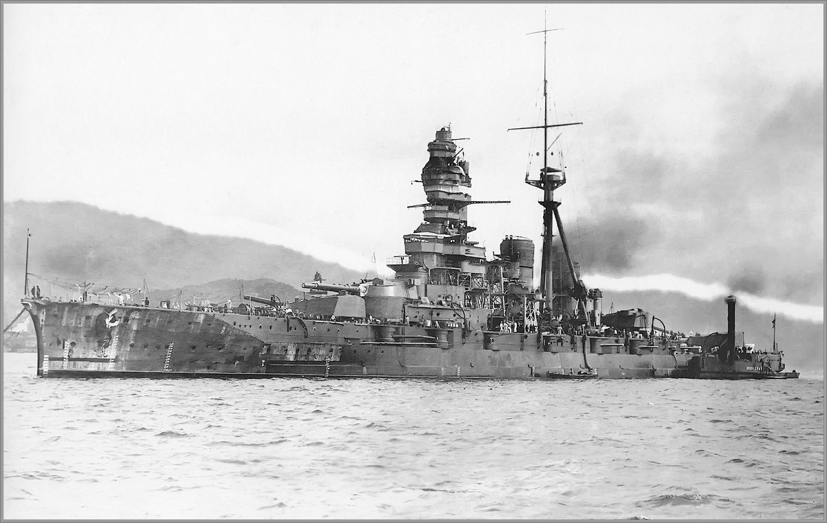 I.J.N.battleship "Kirishima" at Kure, Japan, March 10th1940. - Александр 