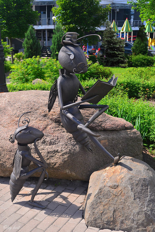 Дед научит - парковая скульптура - Тамара Бедай 