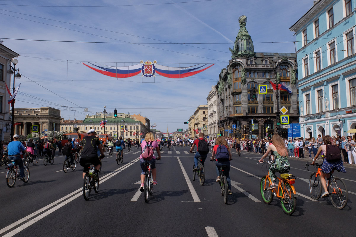 Велопарад к 315-летию Санкт-Петербурга - tipchik 