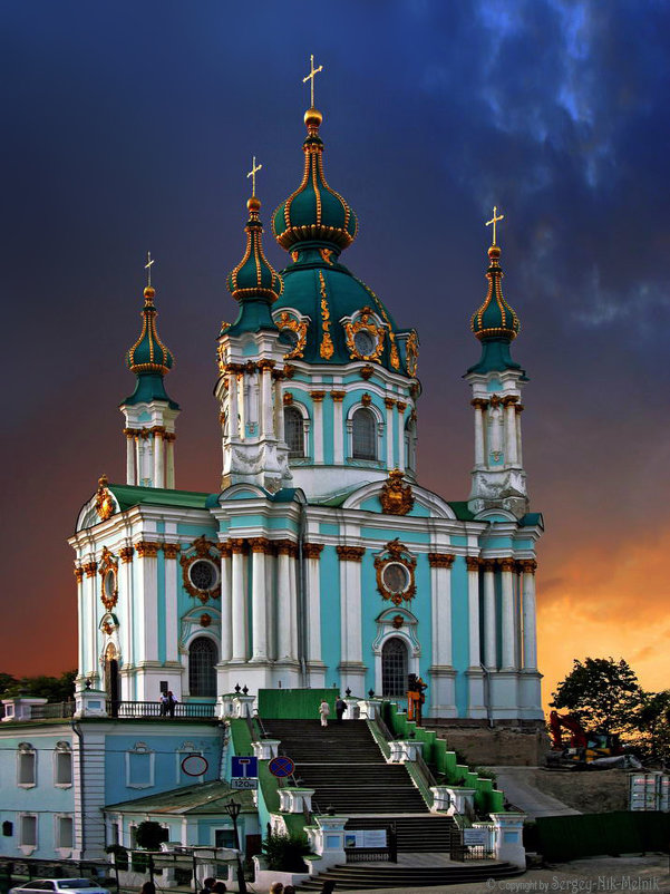 Андреевская церковь на Киевском Монмартре - Sergey-Nik-Melnik Fotosfera-Minsk