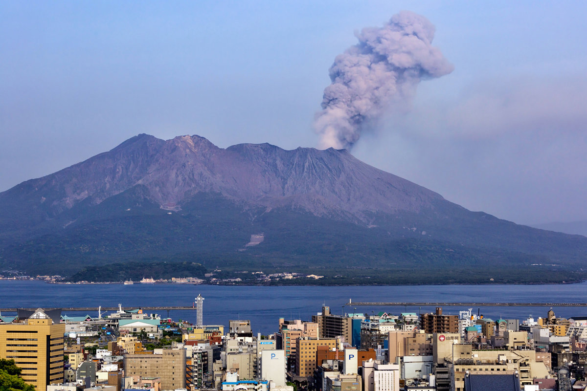 Извержение вулкана Сакурадзима - slavado 