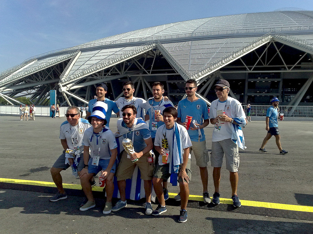 Уругвайцы на стадионе Самара Арена - MILAV V