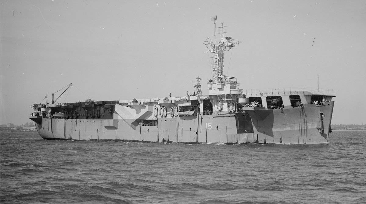 HMS "Vindex", class Nairana.английский эскортный авианосец. - Александр 