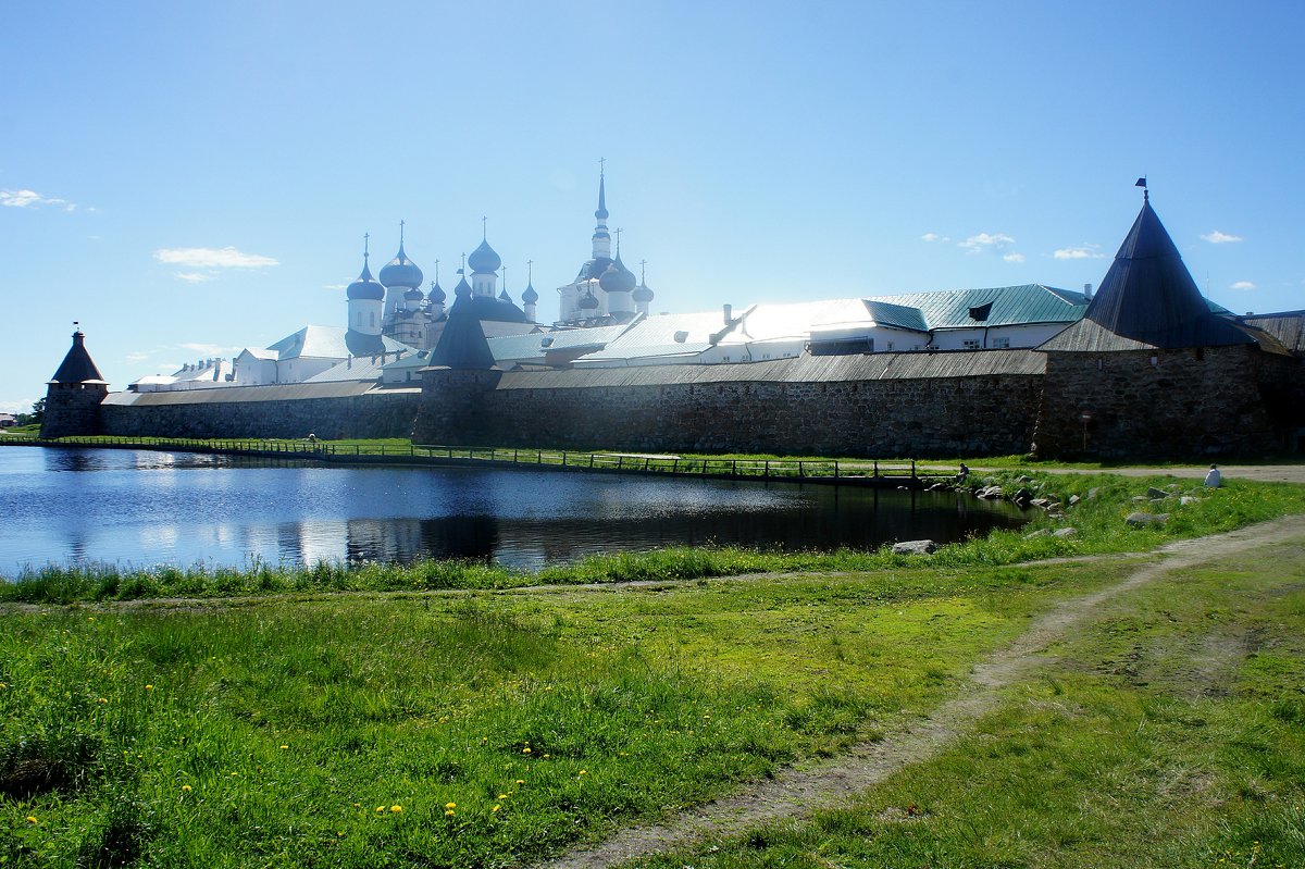 Вид с севера на пристенок – пристройку к восточной стороне крепости длиной  60 м с двумя башнями - Елена Павлова (Смолова)