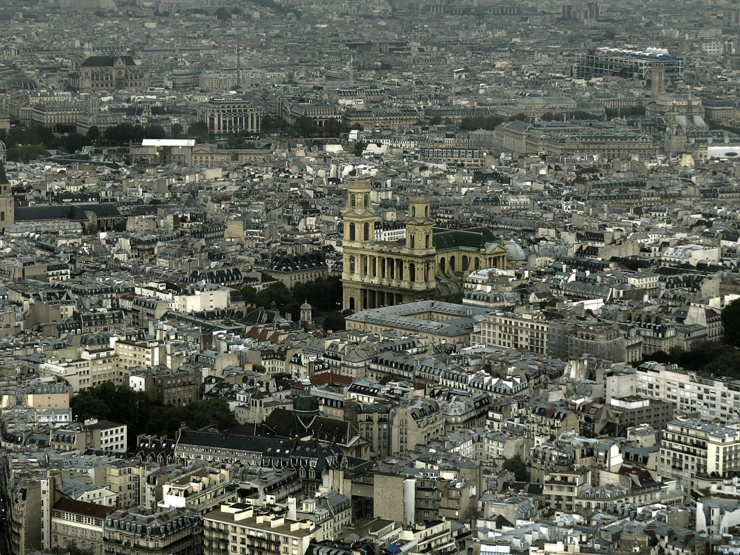 Панорама Парижа. Церковь Сен-Сюльпис. - ИРЭН@ .