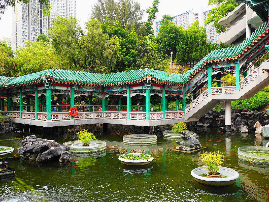 Гонконг "Сад добрых пожеланий" в храмовом комплексе Вонг-Тай-Син - wea *