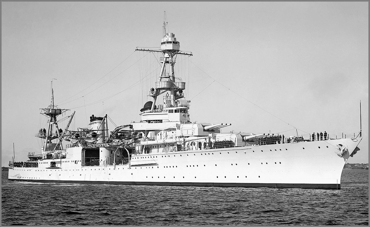 Heavy cruiser USS "Louisville", Australia, February 2nd 1938. - Александр 