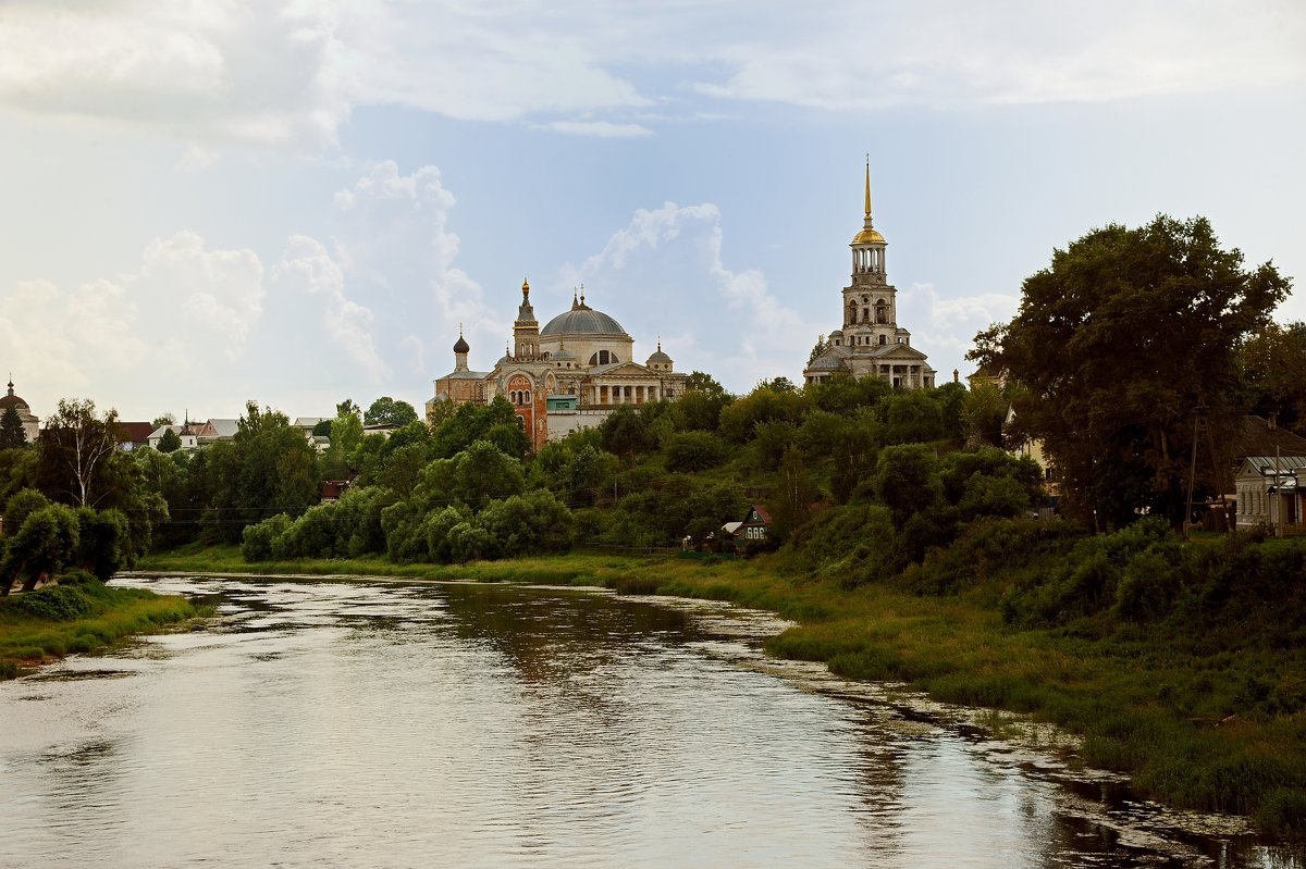 Торжок. Вид на Борисоглебский монастырь. - Oksanka Kraft