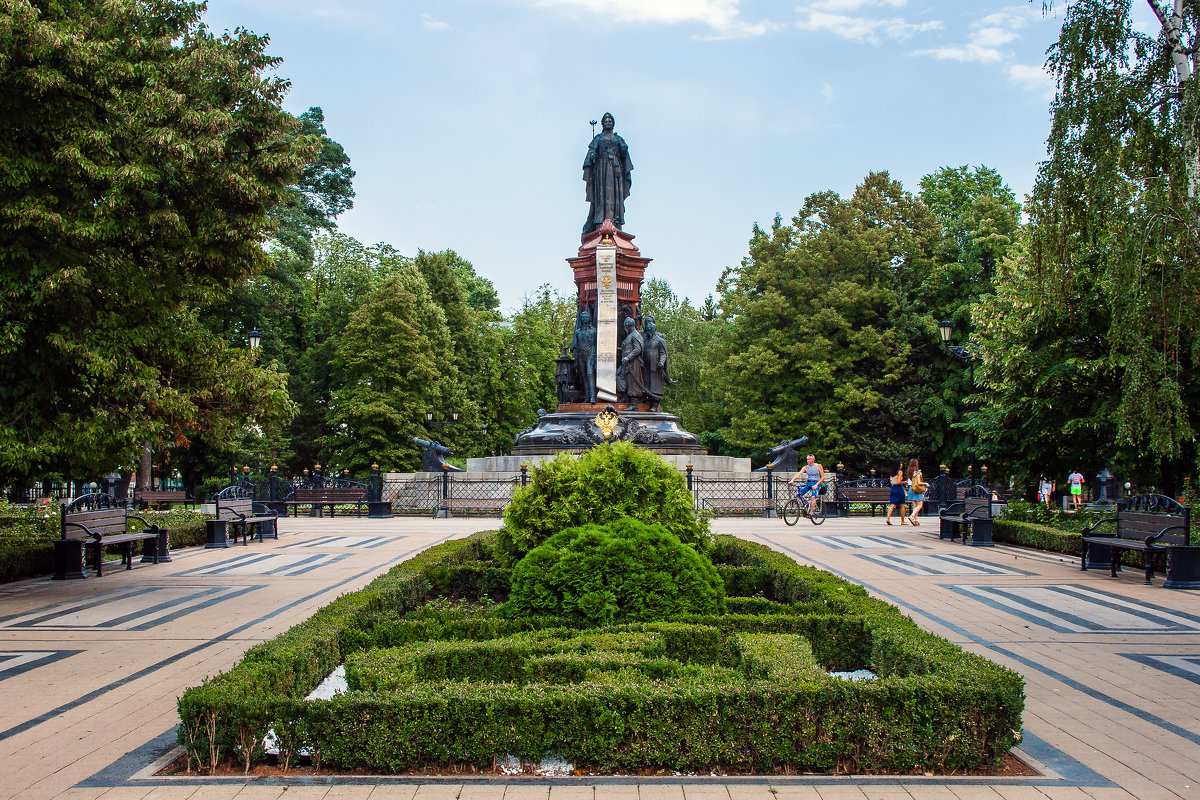 Памятник императрице Екатерине в Краснодаре - Krasnodar Pictures