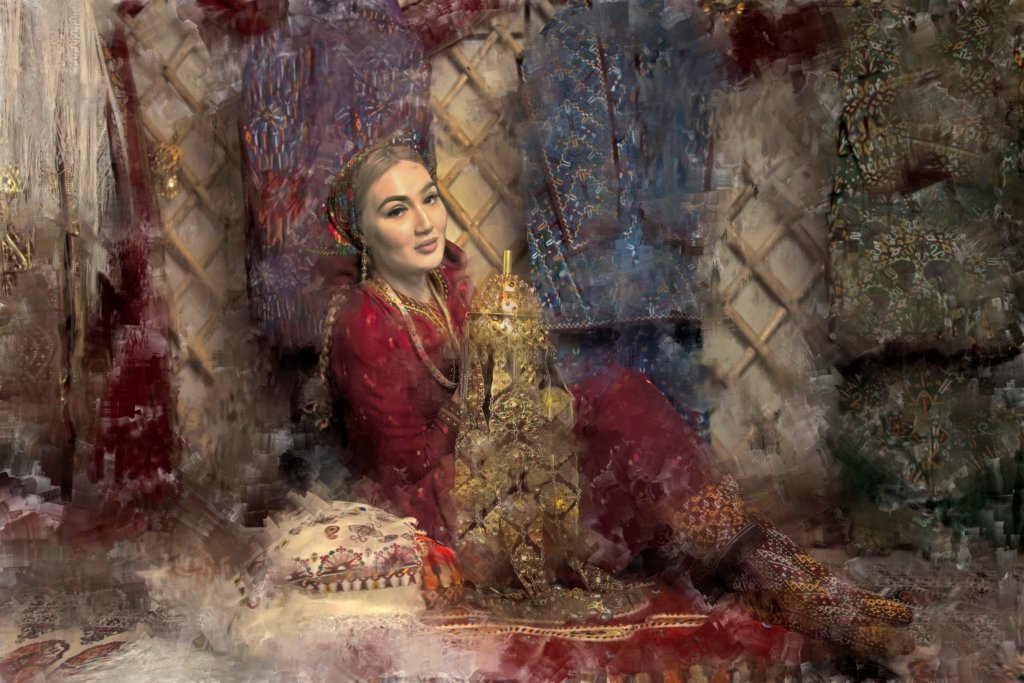 Туркменская невеста. - Ахмед Овезмухаммедов