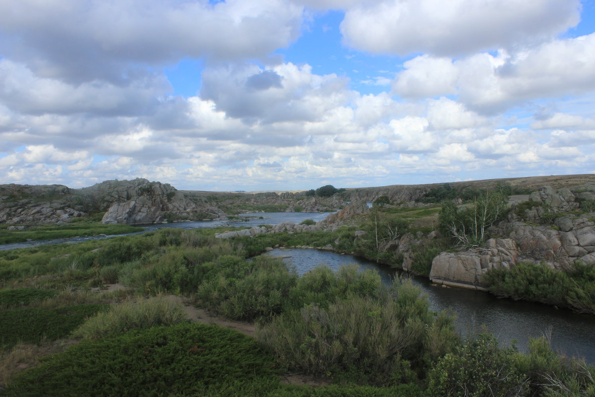 Озерцо на берегу реки Ишим - Вячеслав & Алёна Макаренины