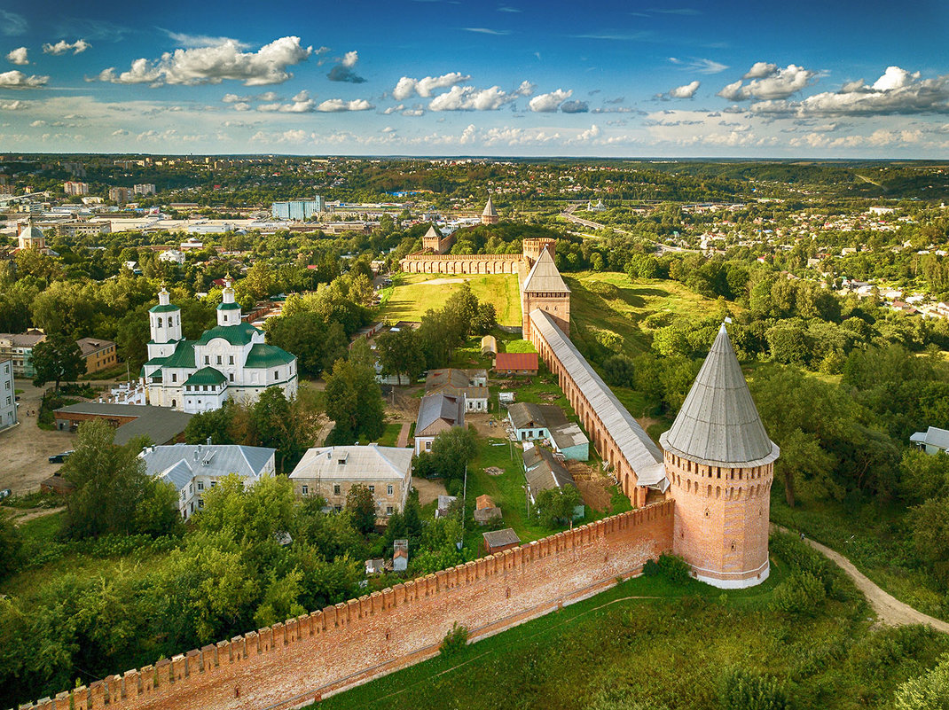 Смоленск, крепость, квадрокоптер - Дмитрий Багдасарьян