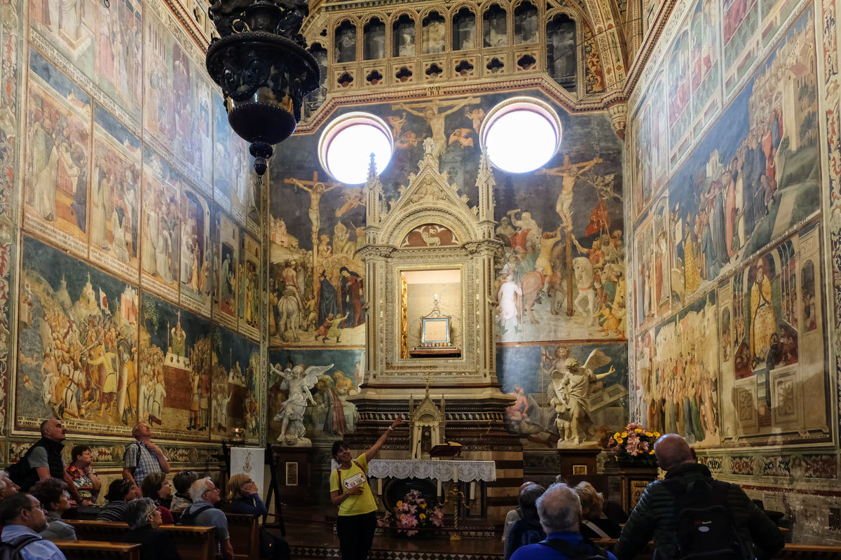 Умбрия. Орвието. Кафедральный собор (Duomo di Orvieto). Капелла дель Корпорале. - Надежда Лаптева