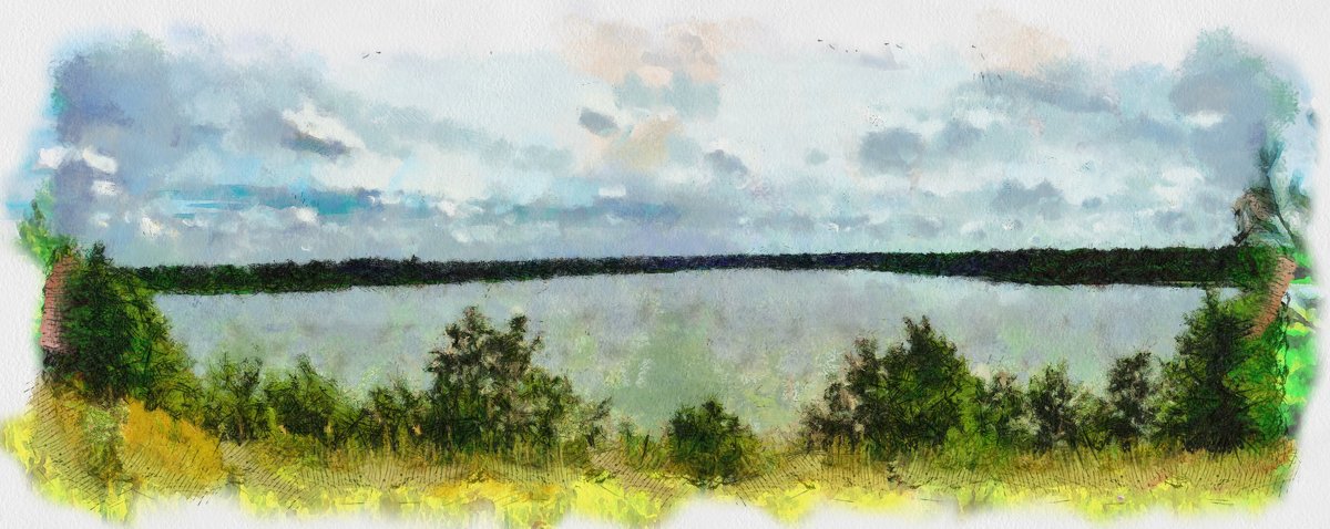 Панорама Касплянского озера. - Aleksandr Ivanov67 Иванов