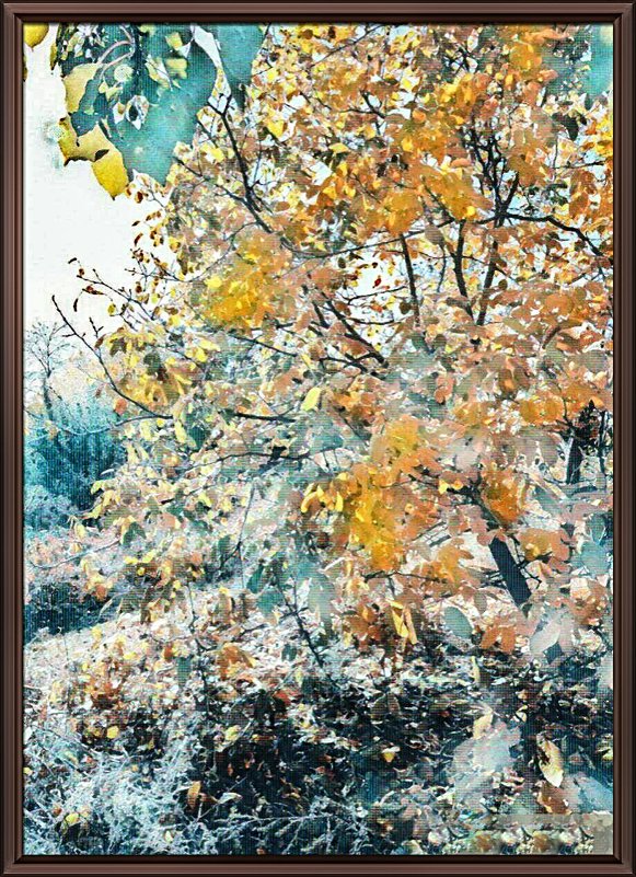 Картина "Осенние заморозки" - Владимир Бровко