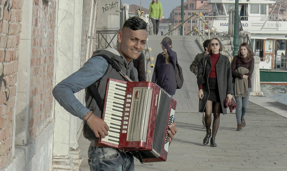 Venezia.Musicista di strada. - Игорь Олегович Кравченко