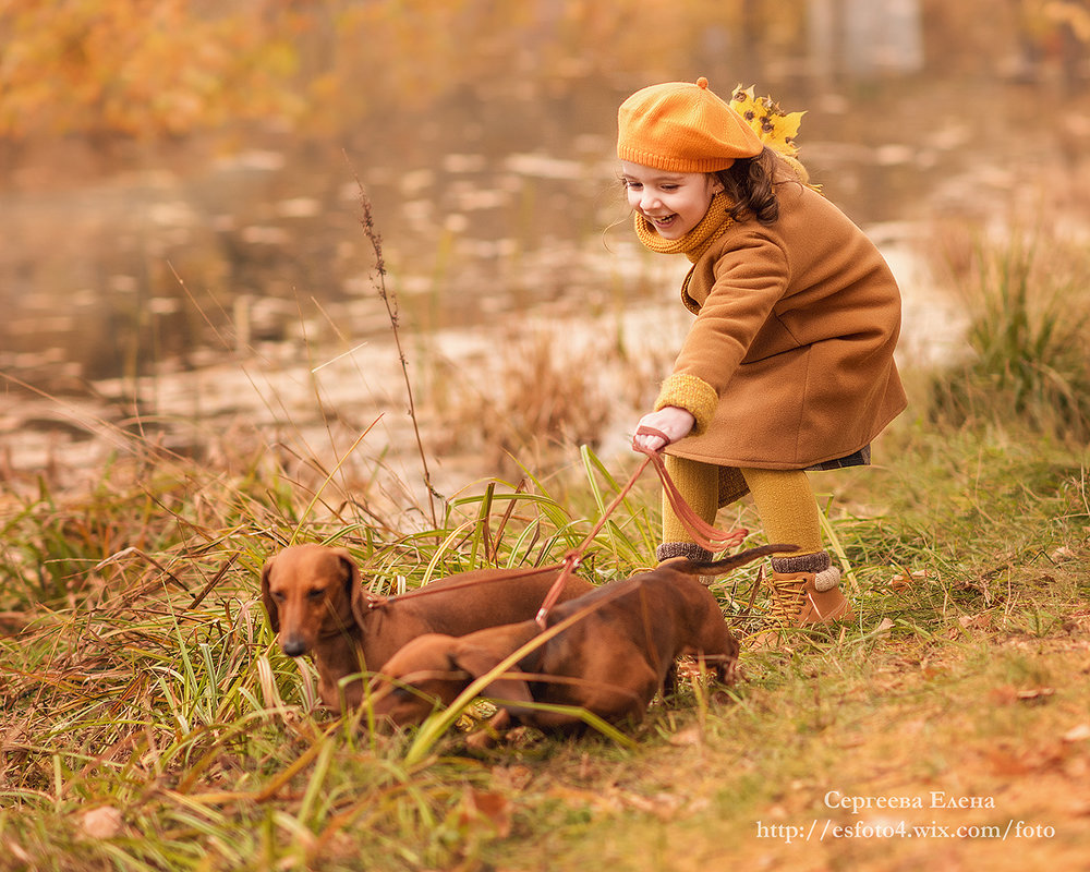 Как сделать ребенка счастливым? да просто подарите ему собаку..а лучше ДВЕ:) - Елена Сергеева