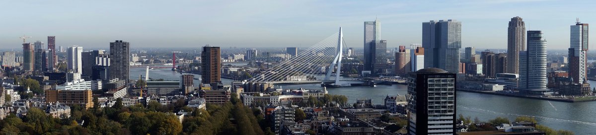 Панорама Роттердама , вид с Евробашни - IURII 