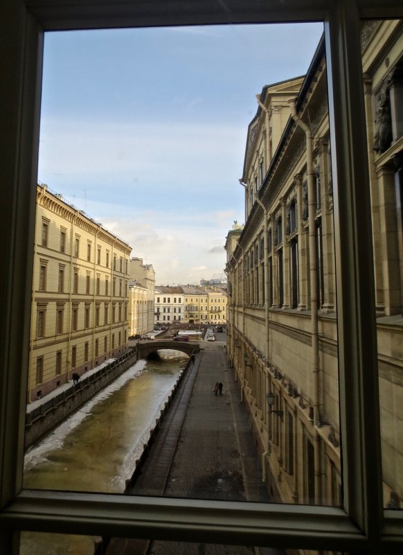 Вид на Зимнюю Канавку из окна Эрмитажа - Елена 