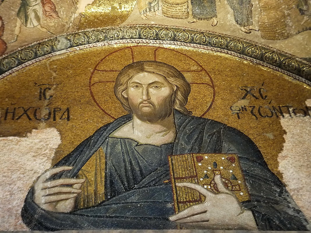 Мозаика Христос Вседержитель. Церковь Хора, или мечеть Карийе - tina kulikowa