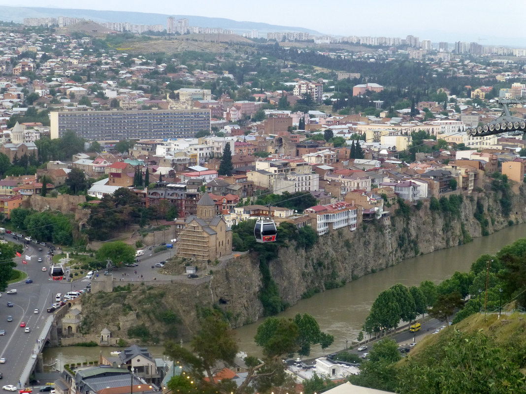 Тбилиси, вид с крепости Нарикала - Наиля 