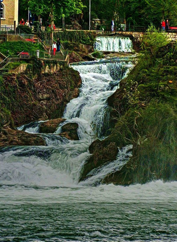 Ре́йнский водопа́д ( Rheinfall) - Александр Корчемный