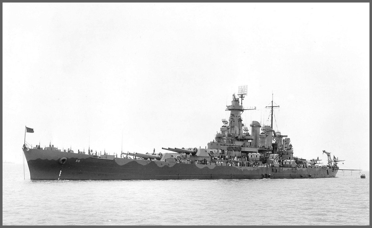 Battleship USS "North Carolina",(ВВ -55), Norfolk Navy Yard, 03.06.1942. - Александр 