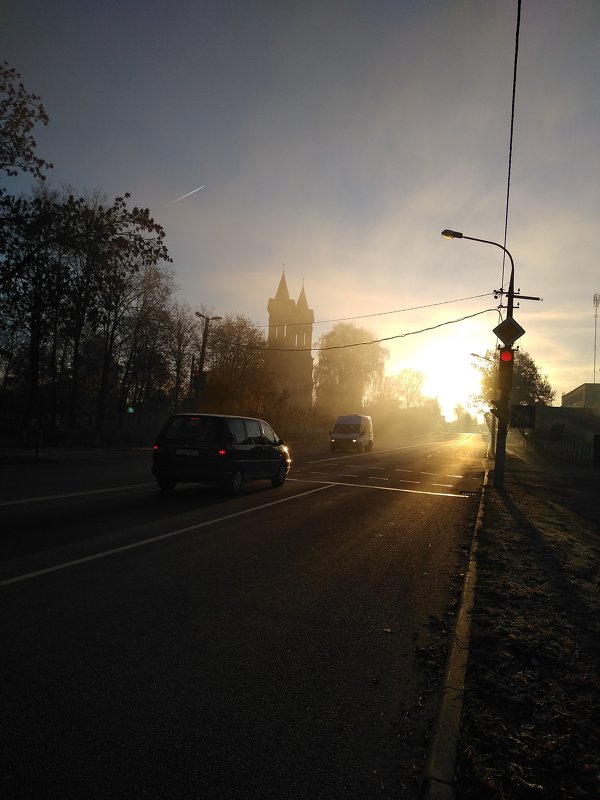 Раннее Октябрьское утро в Витебске. - Наталья 