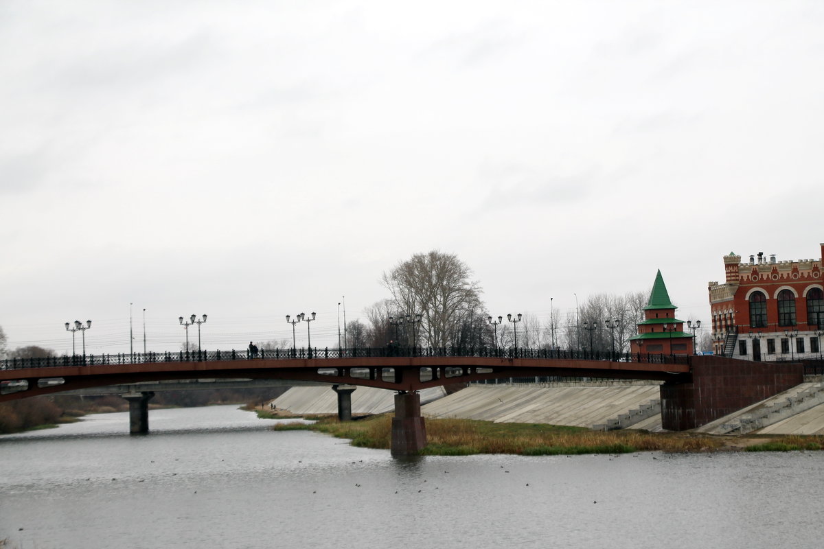 Йошкар-Ола. Мост через реку Малая Кокшага. - Олег Афанасьевич Сергеев