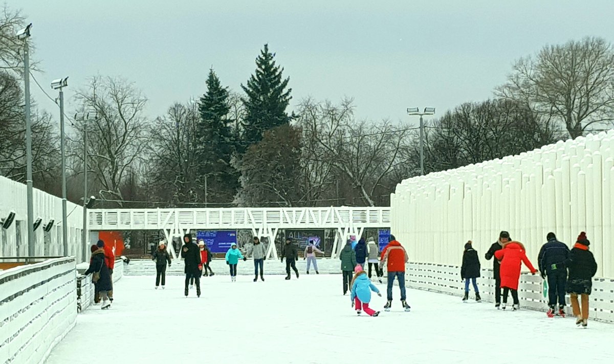 На катке в ЦПКО - Генрих 