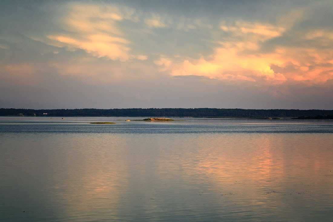 Закат на Сиверском озере. Кириллов. Вологодская область - MILAV V
