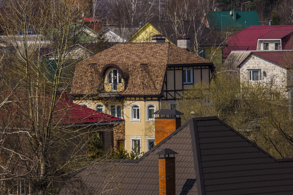 разноцветные крыши - Петр Беляков