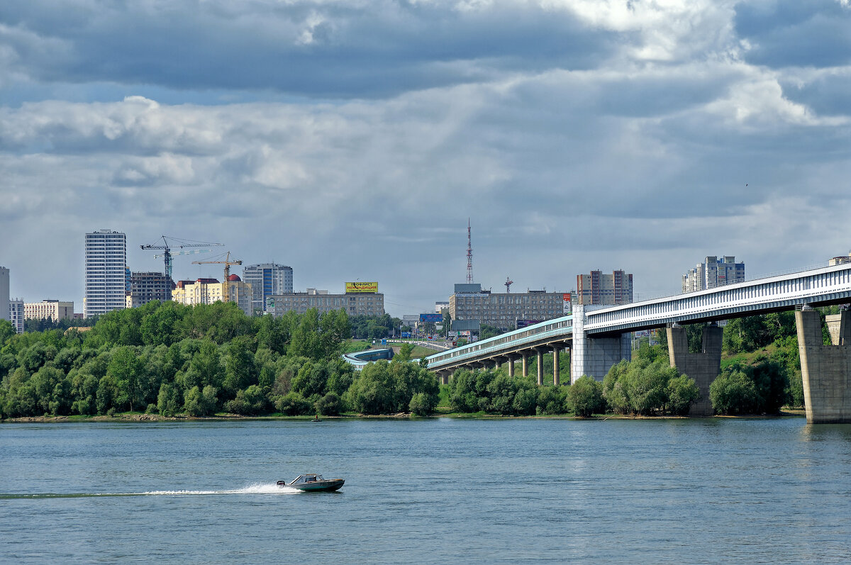 Метромост через реку Обь в Новосибирске - Дмитрий Конев