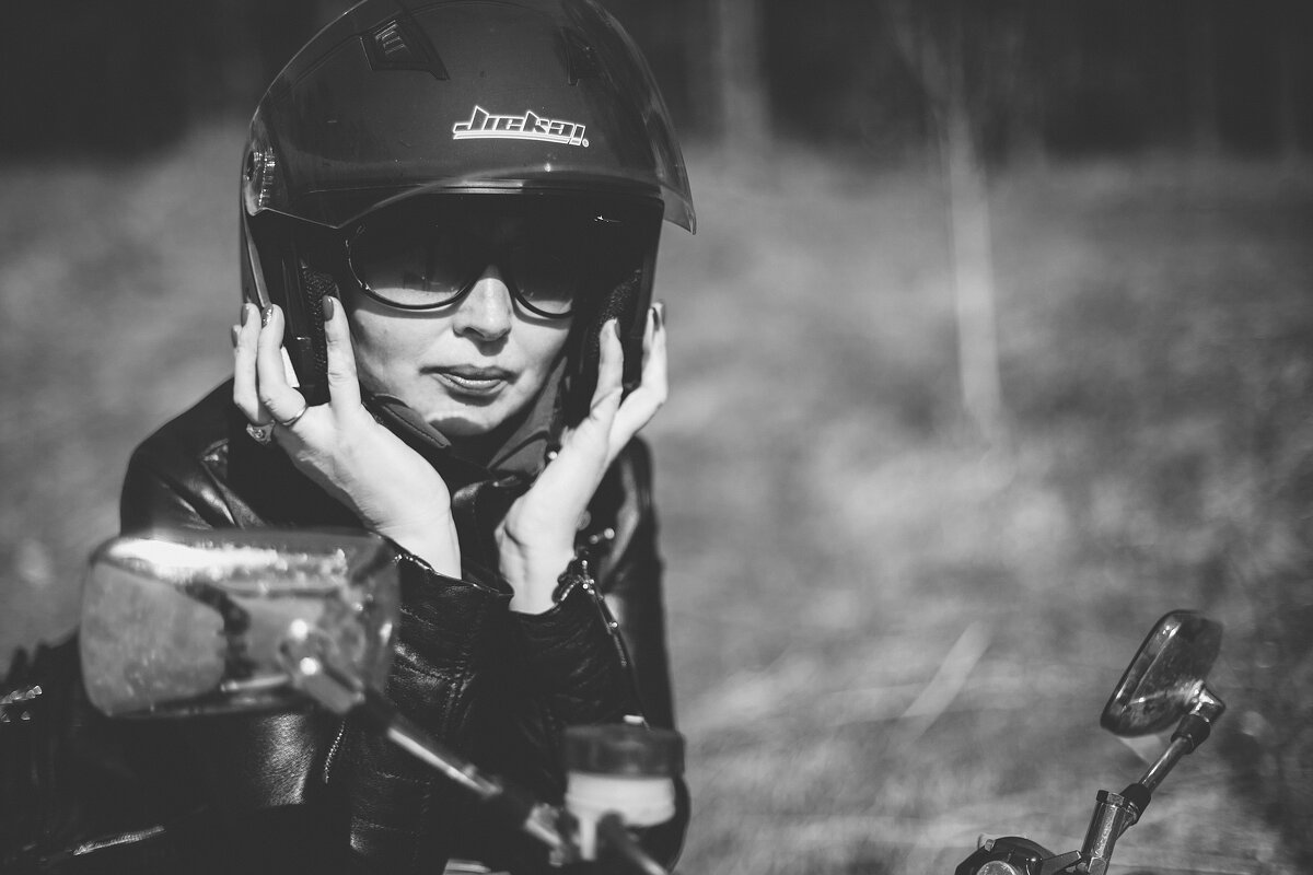 фотосессия на мотоцикле - Наталья 