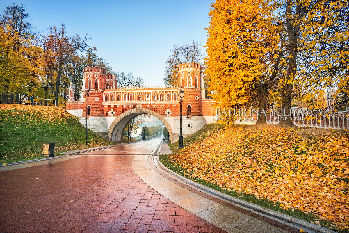 Фигурный мост осенью - Юлия Батурина
