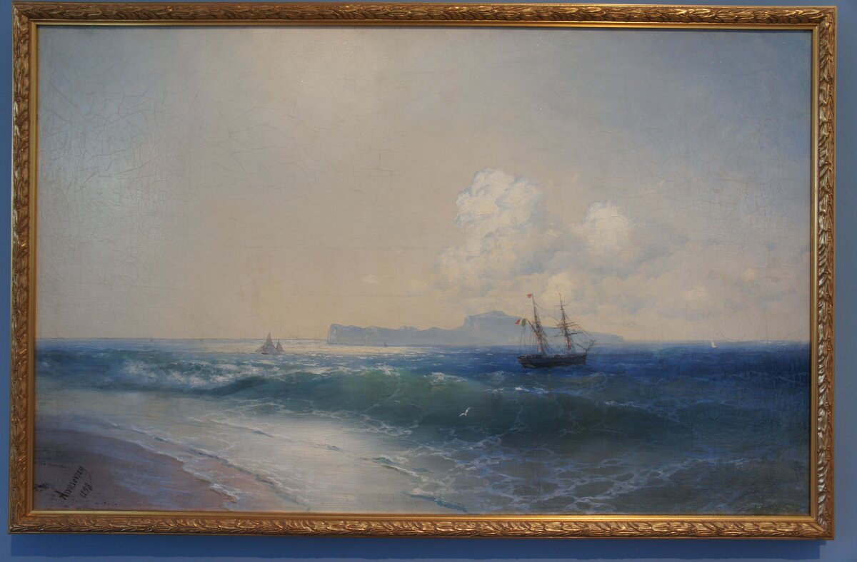Иван Айвазовский (1817-1900). Море (Вид на остров Капри), 1898 - Елена Павлова (Смолова)