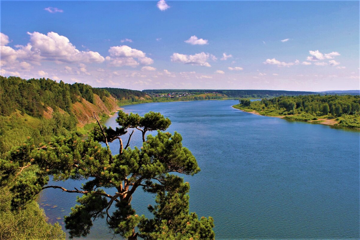 Река в г Осинники Кемеровской области